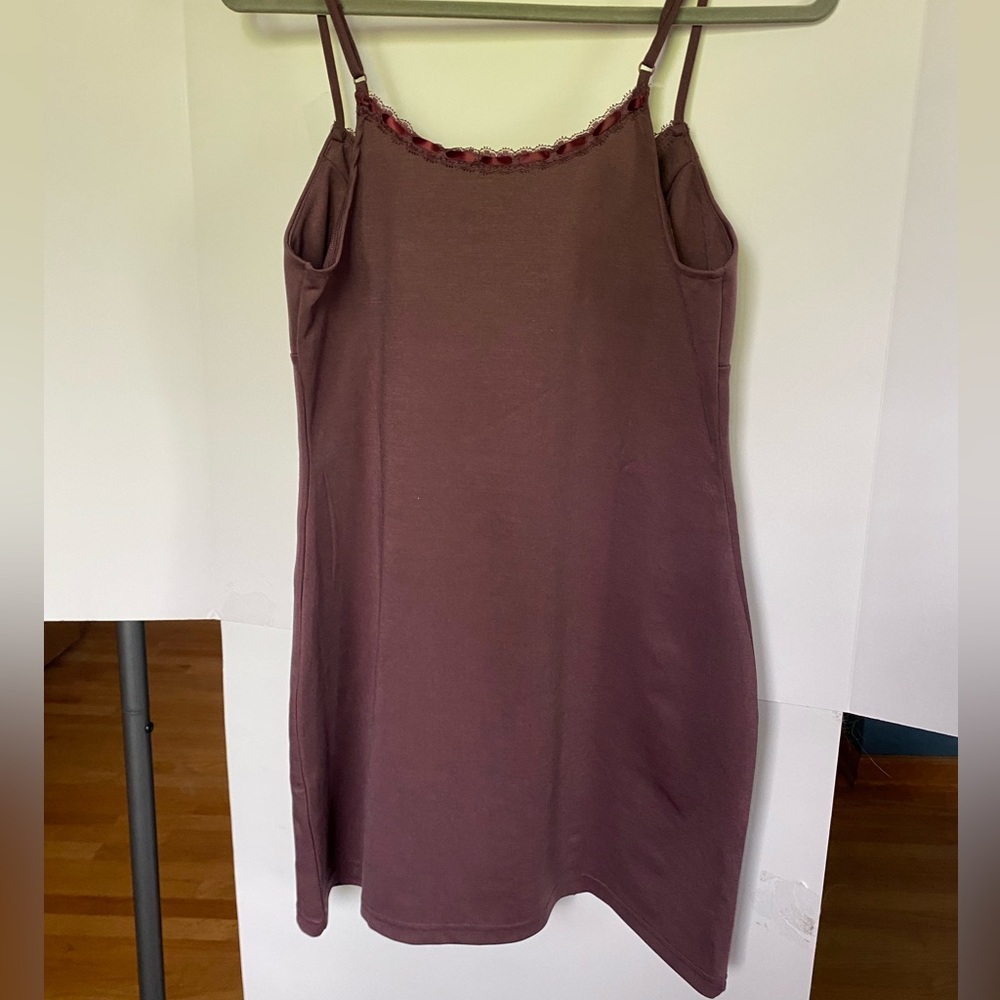 Purple Pascun mini fitted dress - Picture 3 of 3